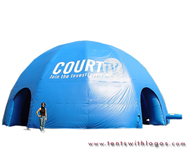 Inflatable Dome Tent - CourtTV